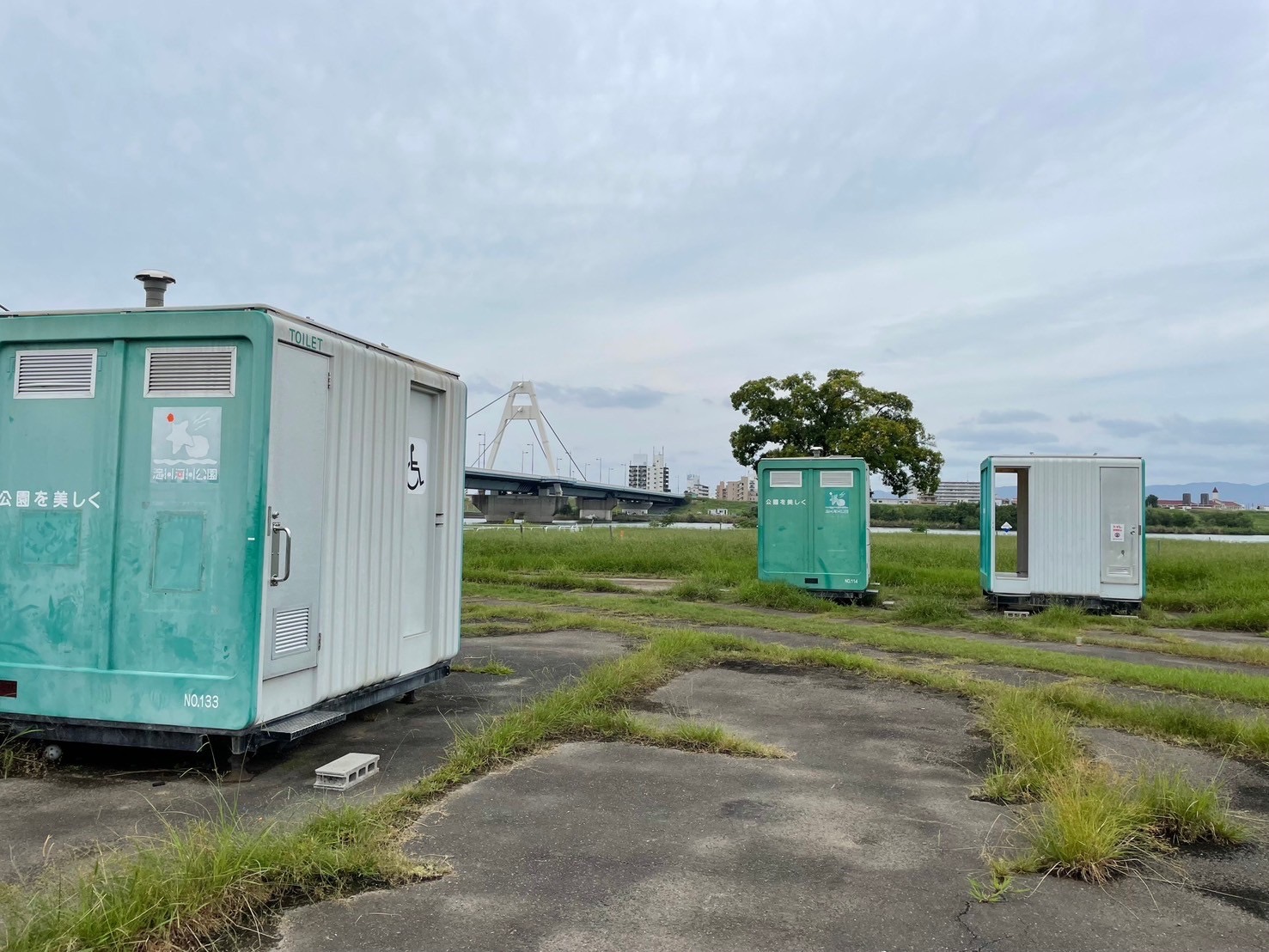 太子橋BBQ会場のトイレ