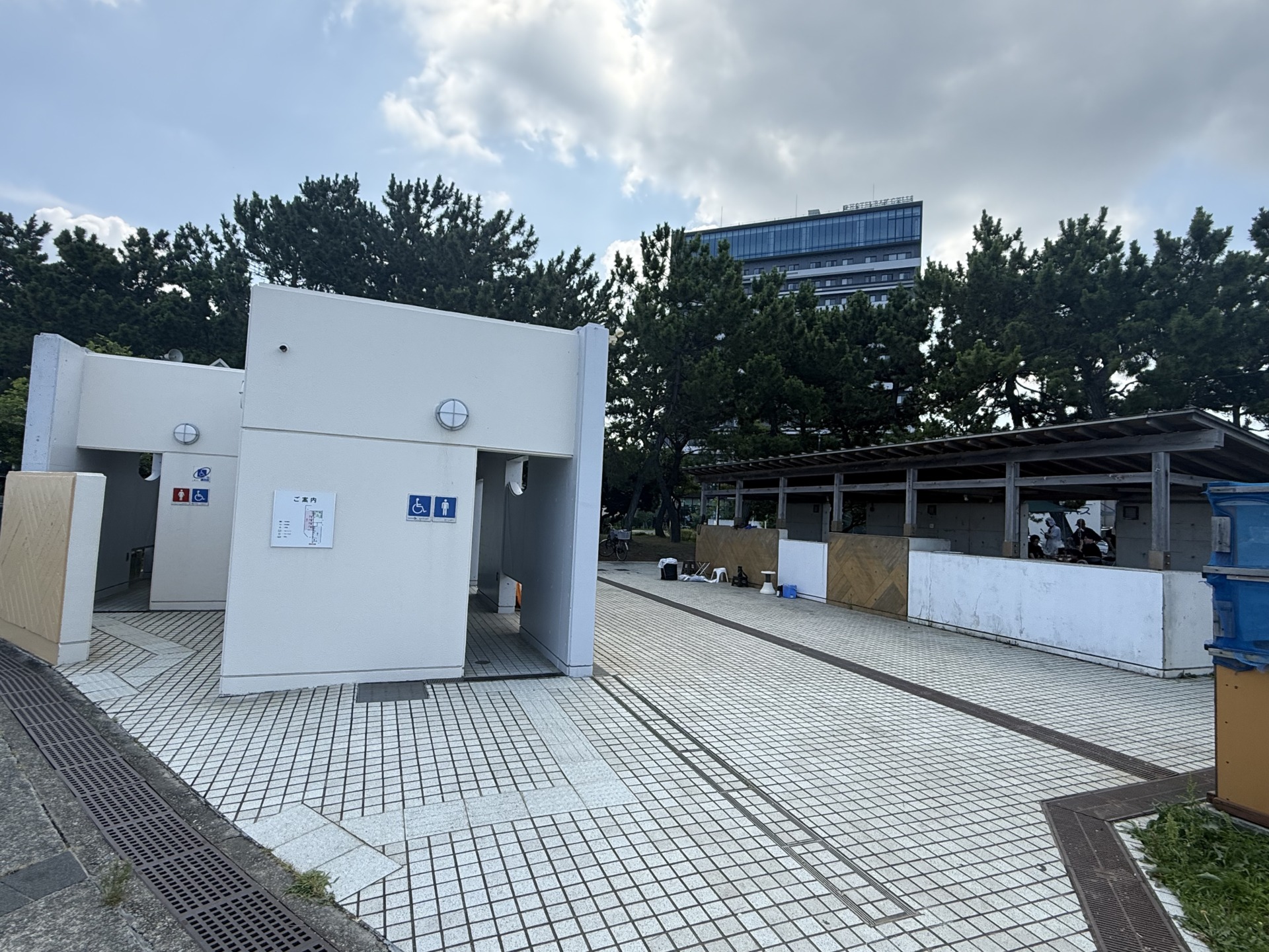 りんくうマーブルビーチ炊事場、トイレ