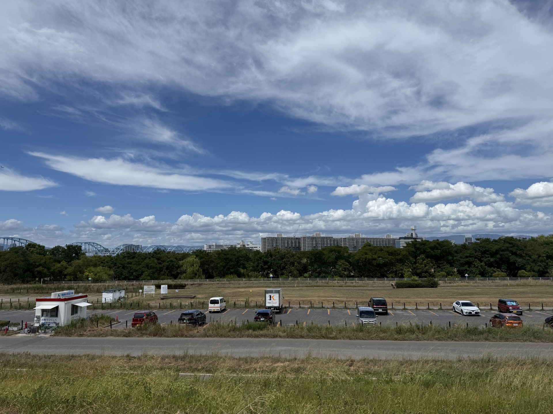 赤川BBQエリア全景