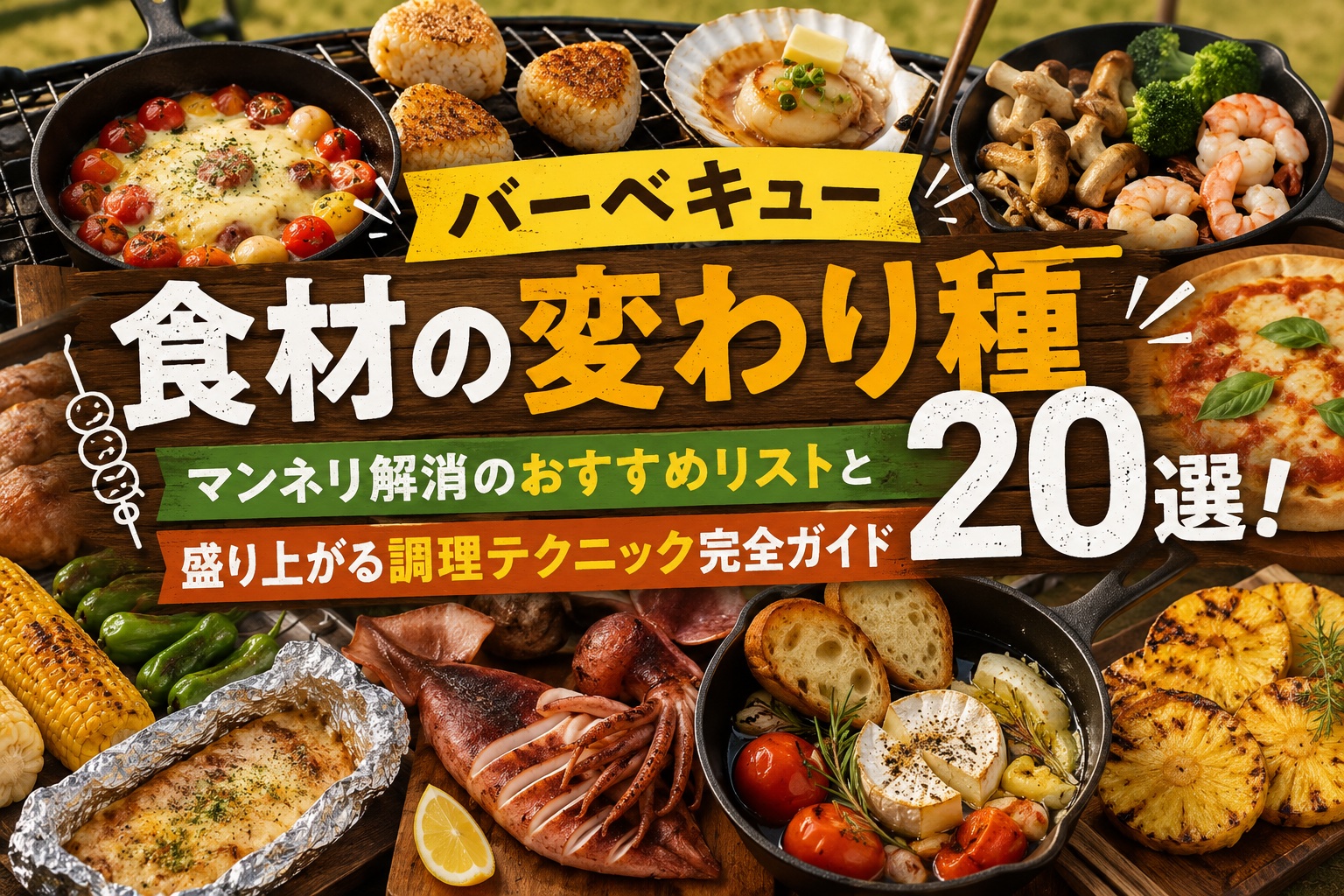 バーベキュー食材の変わり種20選