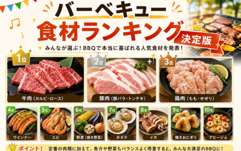 バーベキュー食材ランキング