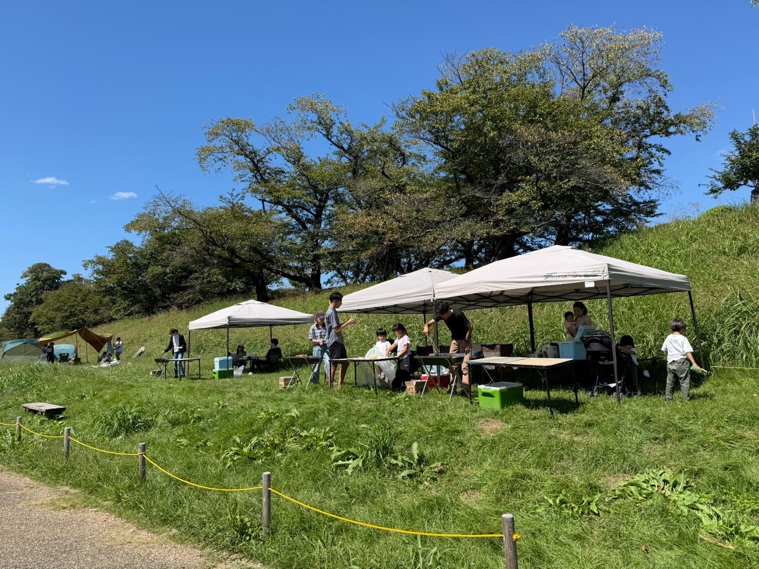 背割堤BBQエリア